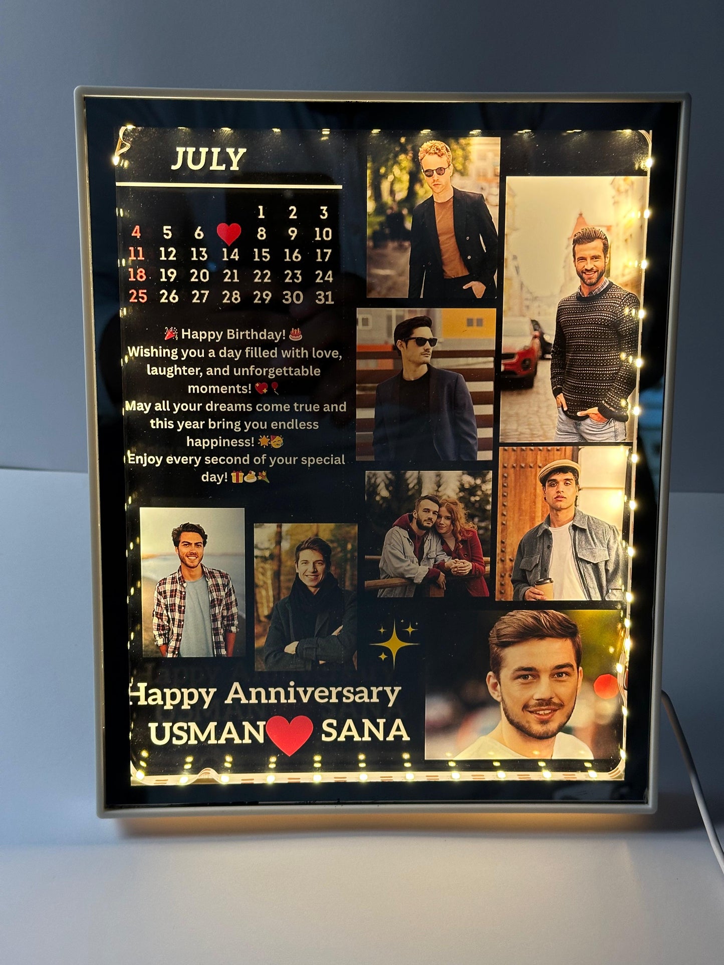 ANNIVERSARY LED PHOTO FRAME