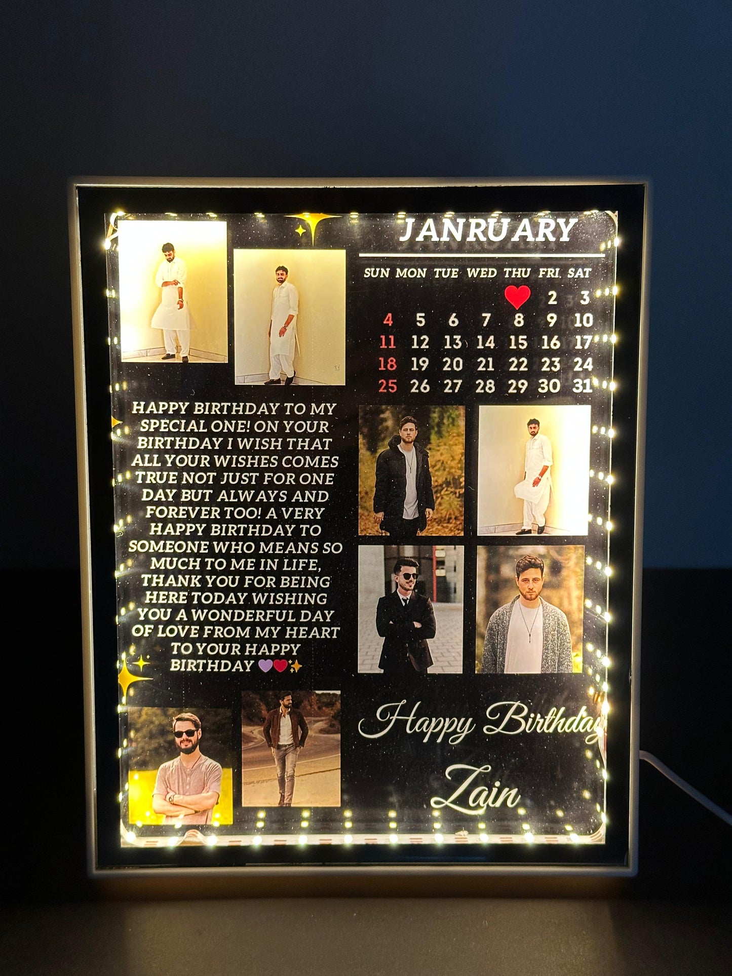 Customize Led 3d frame