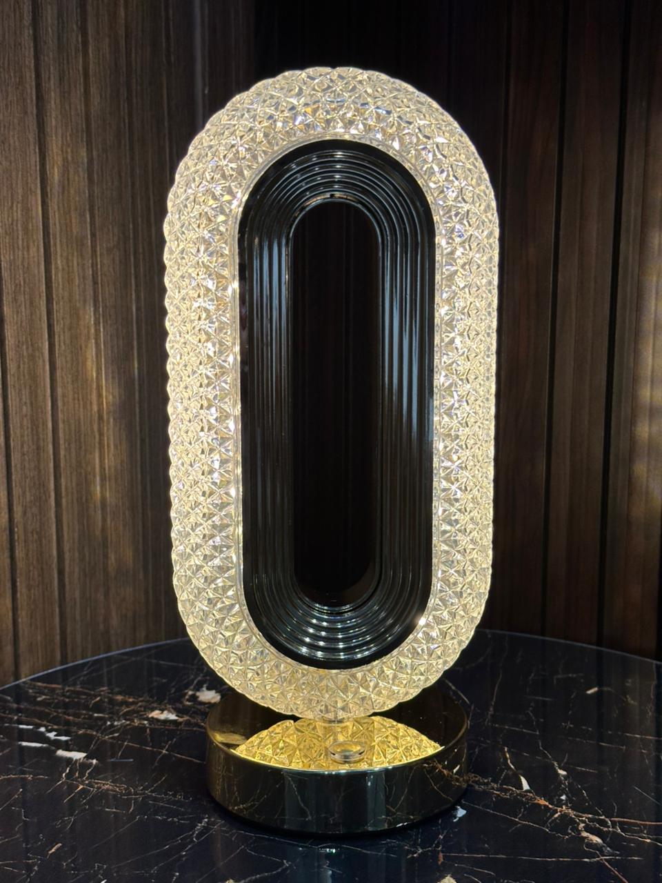 Luxury Crystal Table Lamp – Modern Decorative LED Light