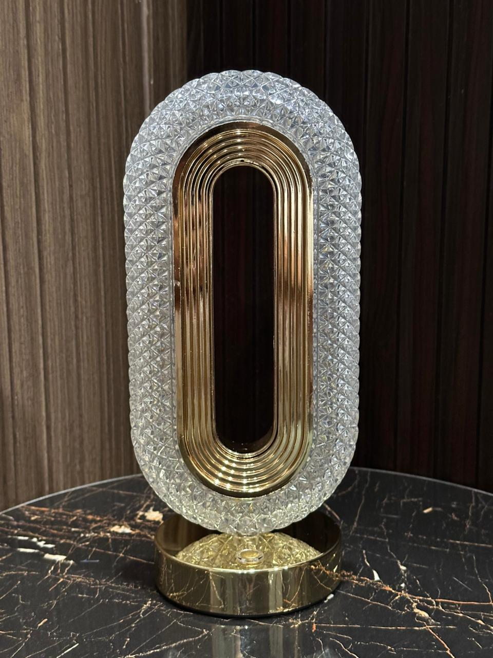 Luxury Crystal Table Lamp – Modern Decorative LED Light