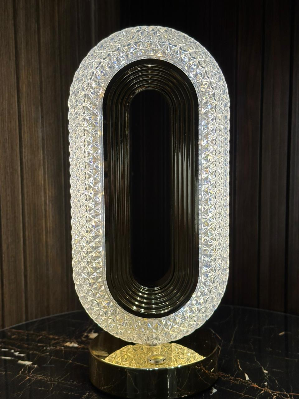 Luxury Crystal Table Lamp – Modern Decorative LED Light