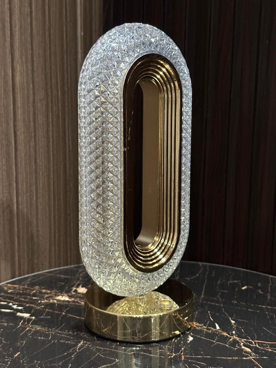 Luxury Crystal Table Lamp – Modern Decorative LED Light