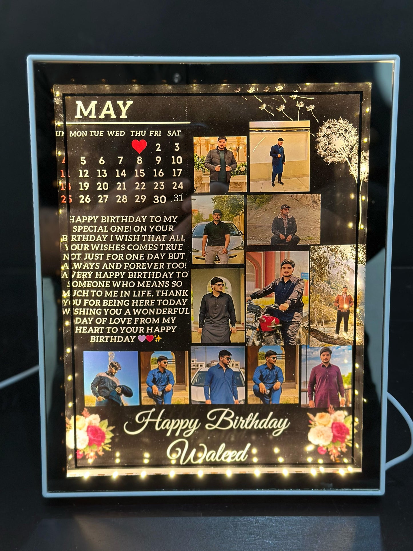 2 in1 led photo frame