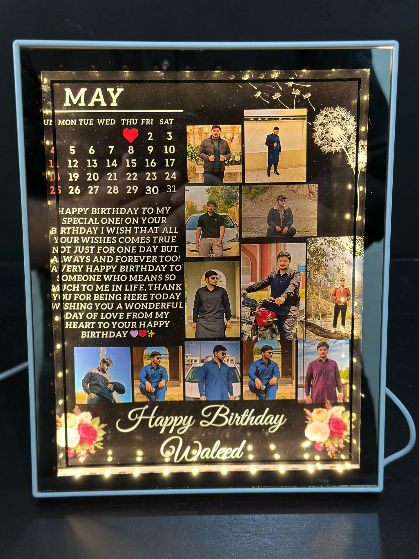 2 in1 led photo frame