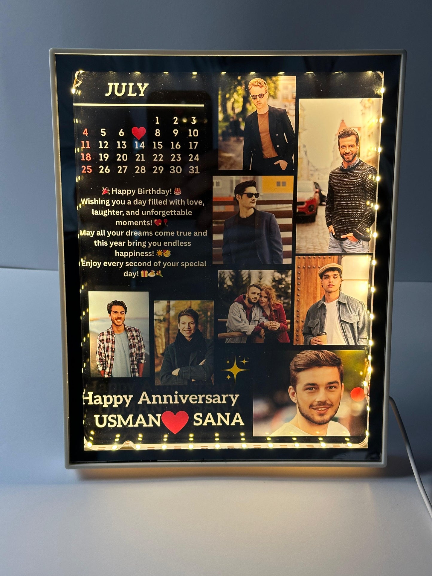 ANNIVERSARY LED PHOTO FRAME