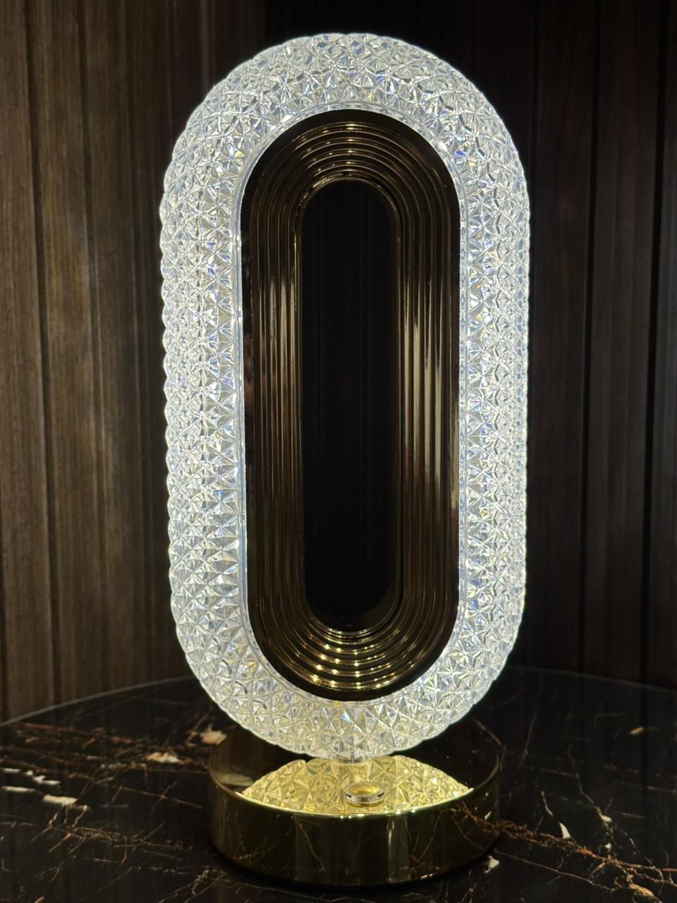Luxury Crystal Table Lamp – Modern Decorative LED Light