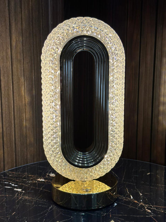 Luxury Crystal Table Lamp – Modern Decorative LED Light