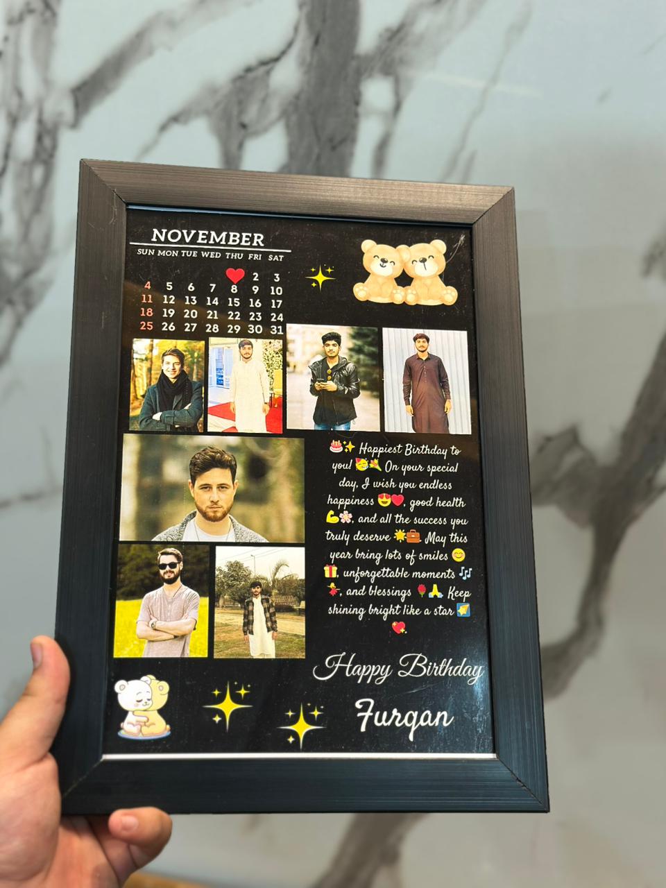 Customize Birthday Photo Frame