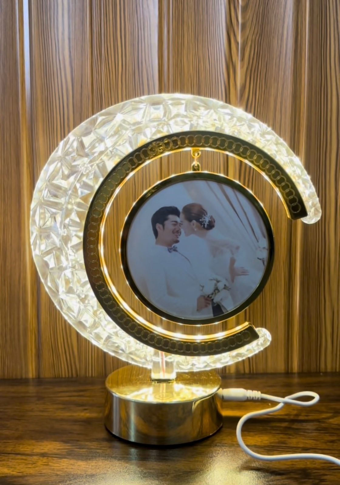 Moon Light- Circle - Photo - Lamp