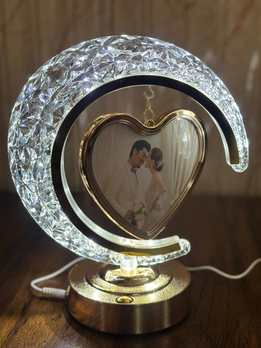 New Moon Heart Lamp