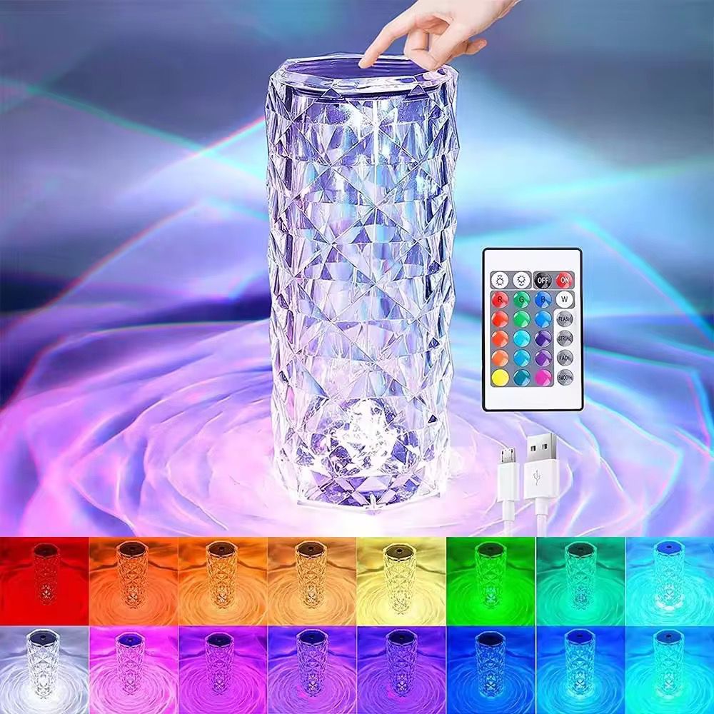 Crystal- MultiColour -Lamp