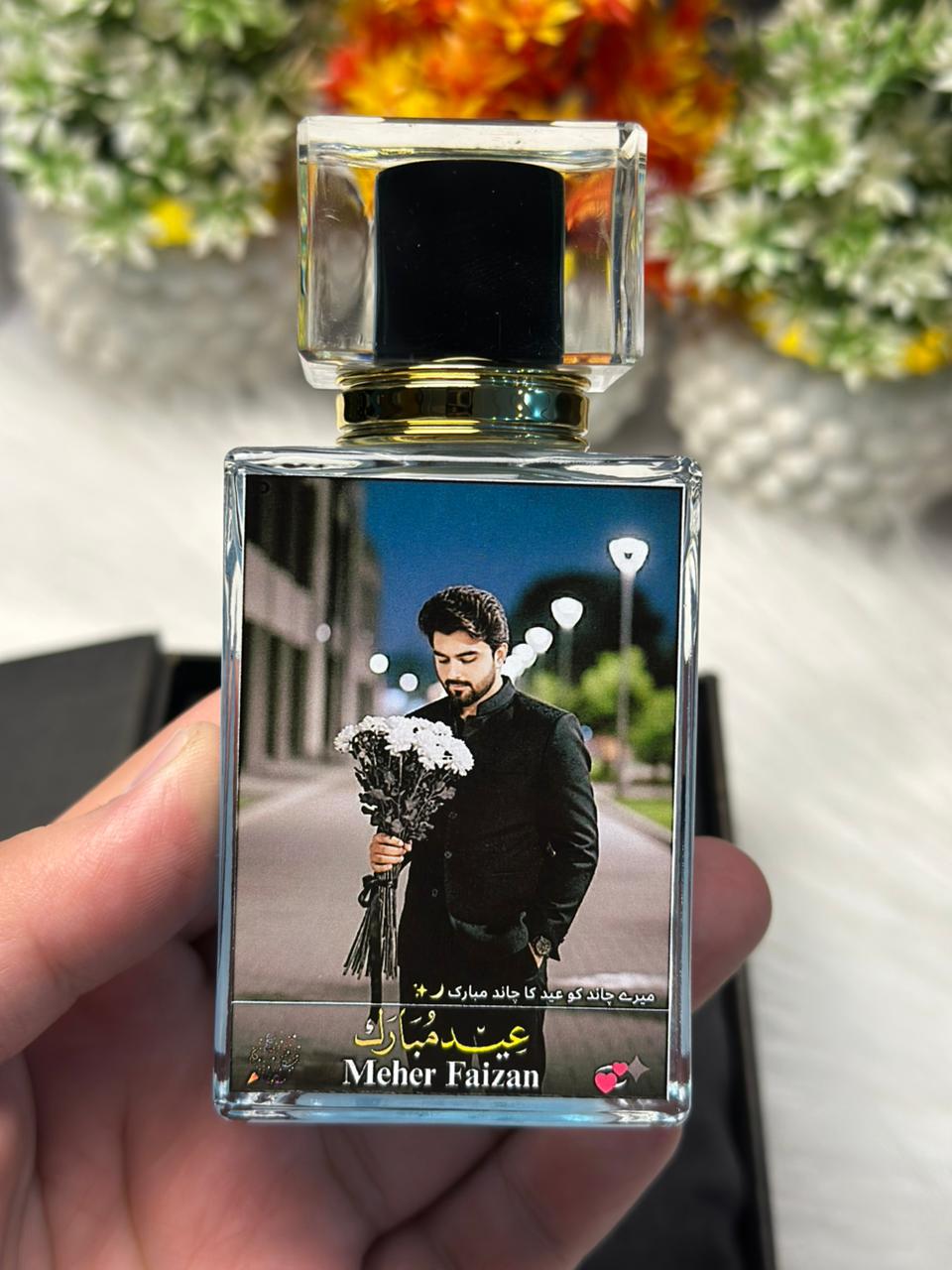 Customize Eid Mubarak Photo Perfume